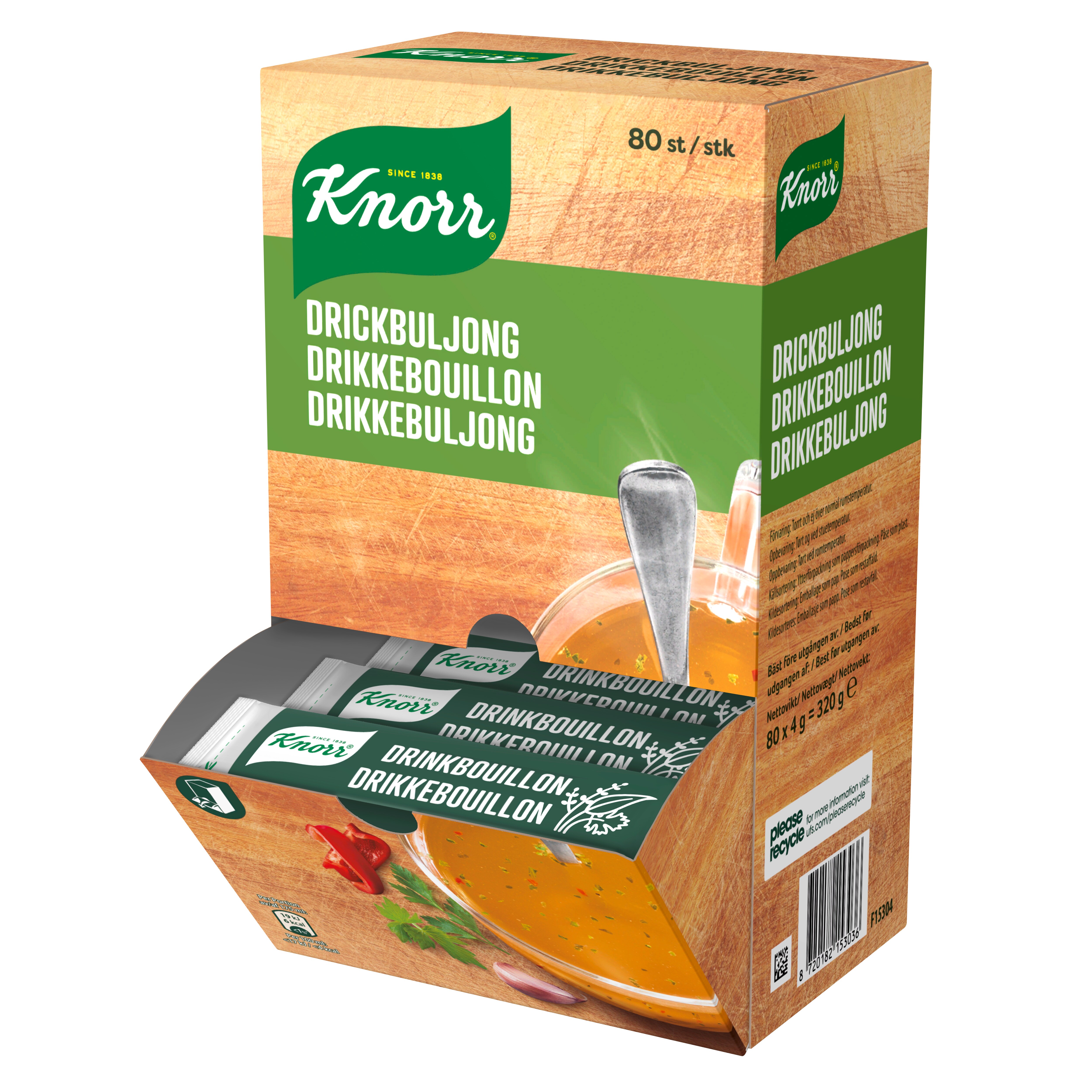 Knorr Drikkebouillon 80 breve - 